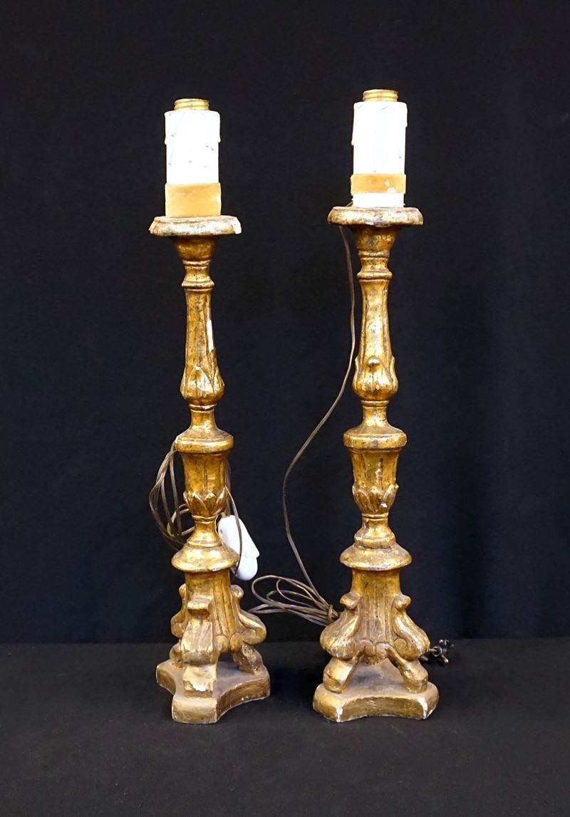 Coppia di Candelieri, Sec. XIX