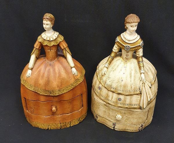 Due portagie, sec. XX   - Asta MOBILI, ARREDI E OGGETTI D'ARTE - Poggio Bracciolini Casa d'Aste