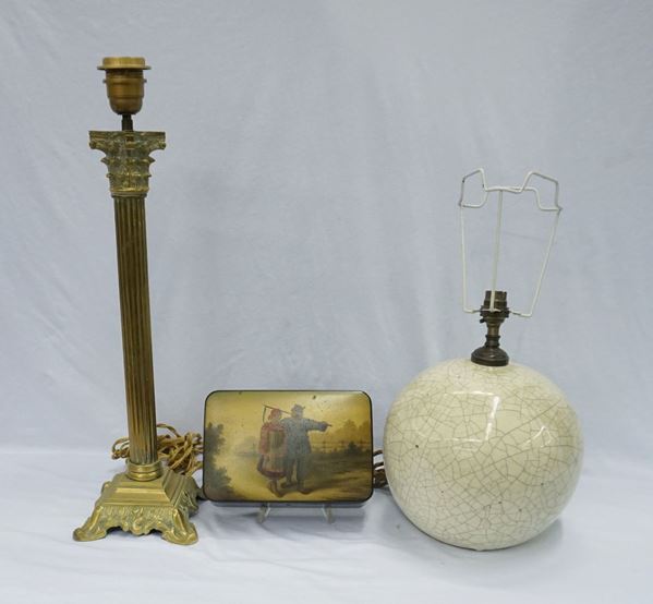 Lume da tavolo, sec. XX  - Asta ANTIQUARIATO: ARREDI MOBILI E OGGETTI D'ARTE - Poggio Bracciolini Casa d'Aste