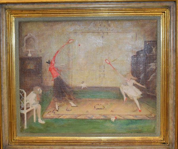 Scuola Italiana sec. XX  - Asta DIPINTI  ANTICHI E DIPINTI DEL SECOLO XIX - Poggio Bracciolini Casa d'Aste