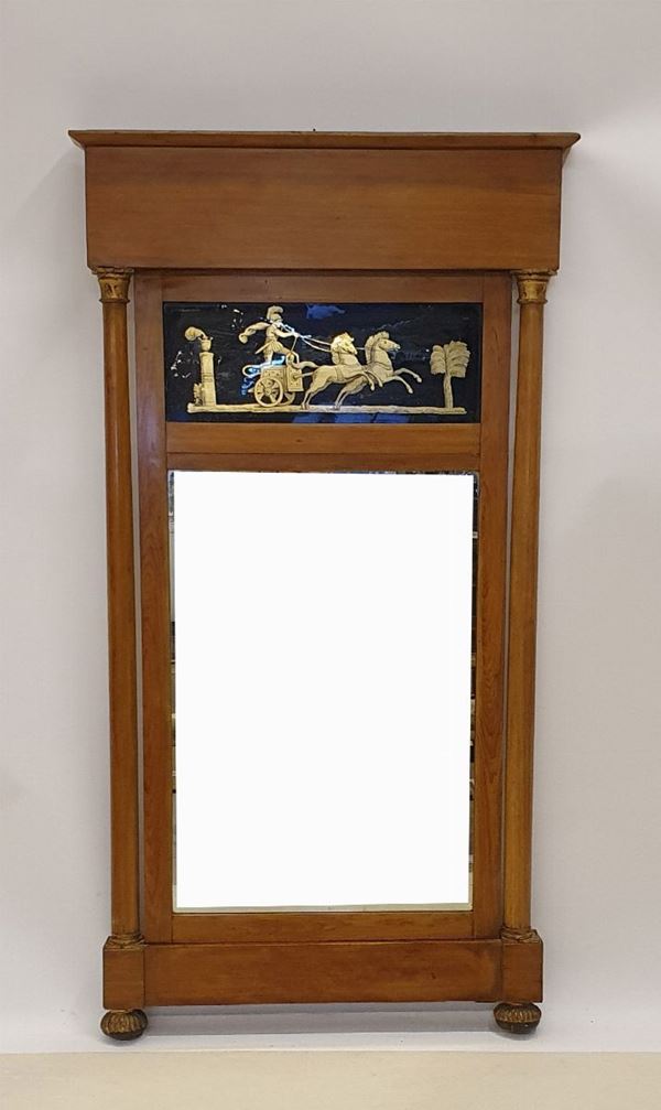 Specchiera, Impero, sec. XIX  - Asta MOBILI, ARREDI E OGGETTI D'ARTE - Poggio Bracciolini Casa d'Aste