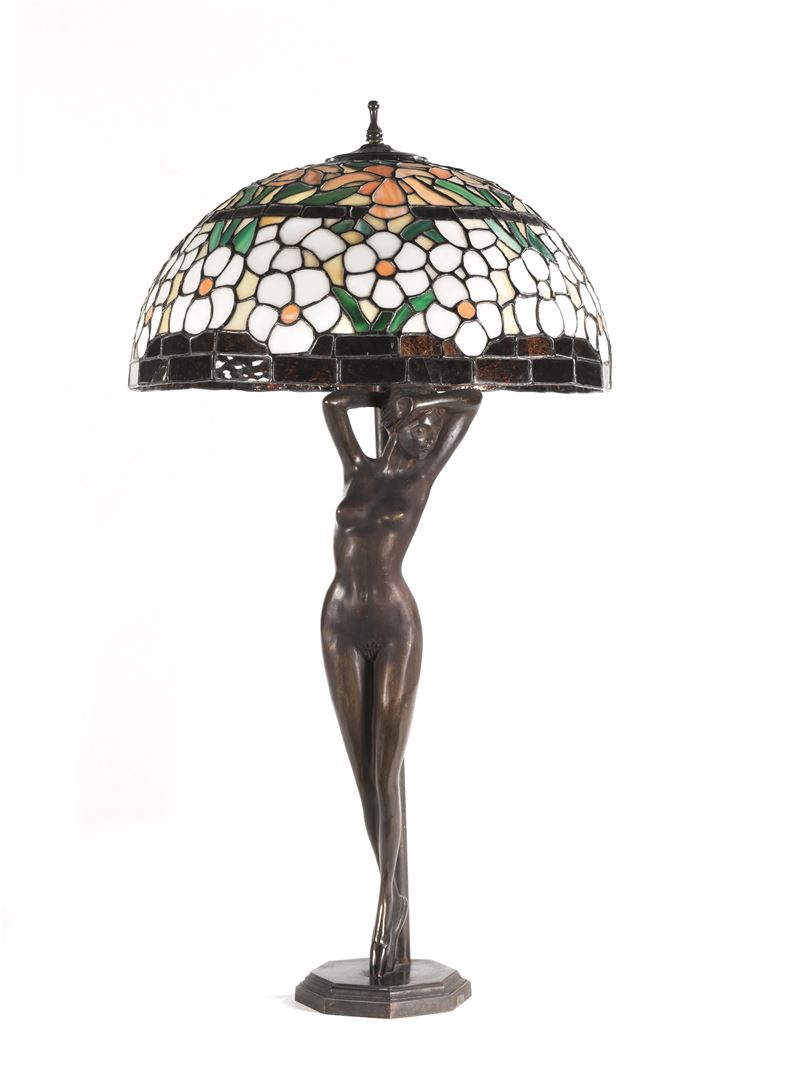 Lampada da Tavolo, Stile Tiffany, Secolo XX
