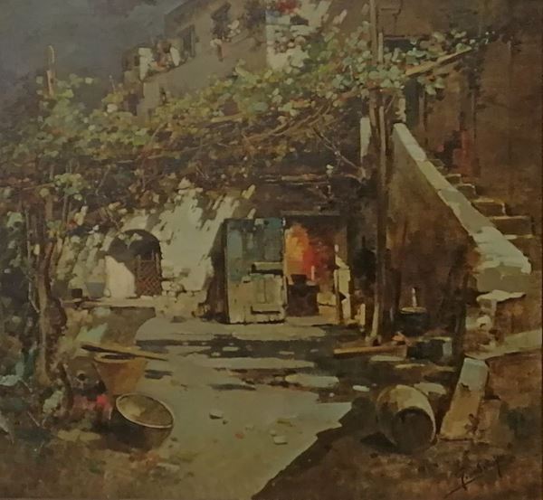 Scuola italiana, sec. XX  - Asta DIPINTI ANTICHI E DEL SECOLO XIX - Poggio Bracciolini Casa d'Aste