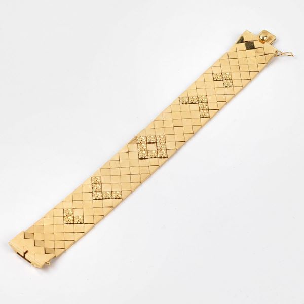 



BRACCIALE&nbsp; IN ORO GIALLO KT18  - Asta GIOIELLI E ARGENTI - Poggio Bracciolini Casa d'Aste