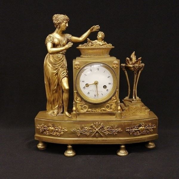 Orologio da tavolo, Francia, sec. XIX