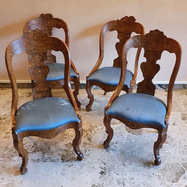 



Quattro poltroncine, Italia Settentrionale secolo XIX