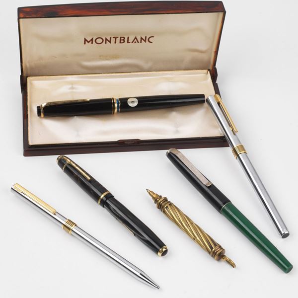 STILOGRAFICA MONTBLANC FF, PENNA  A SFERA E STILOGRAFICA