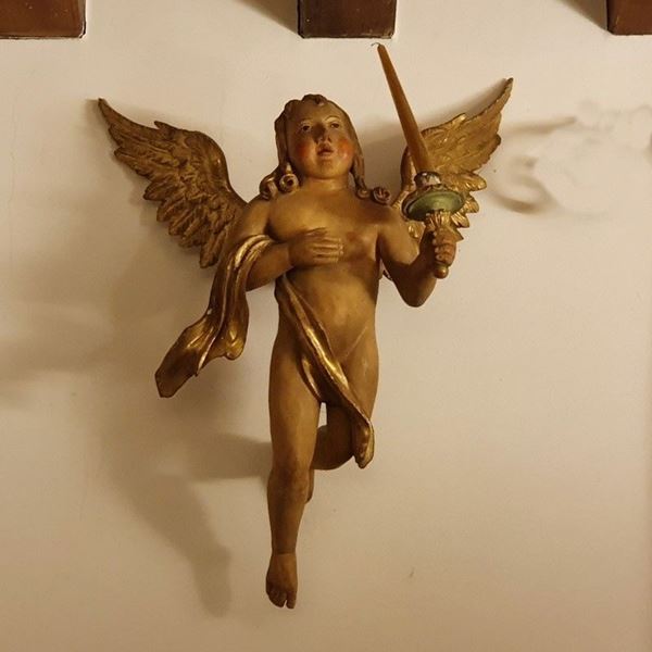 Coppia di putti, sec. XVIII 