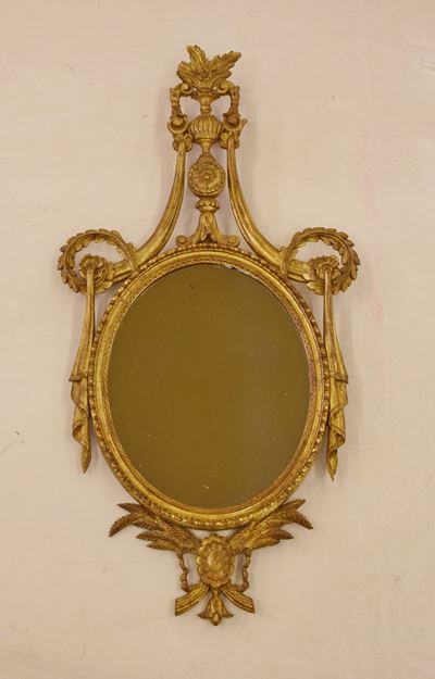 Cornice con Specchiera, in Stile Impero
