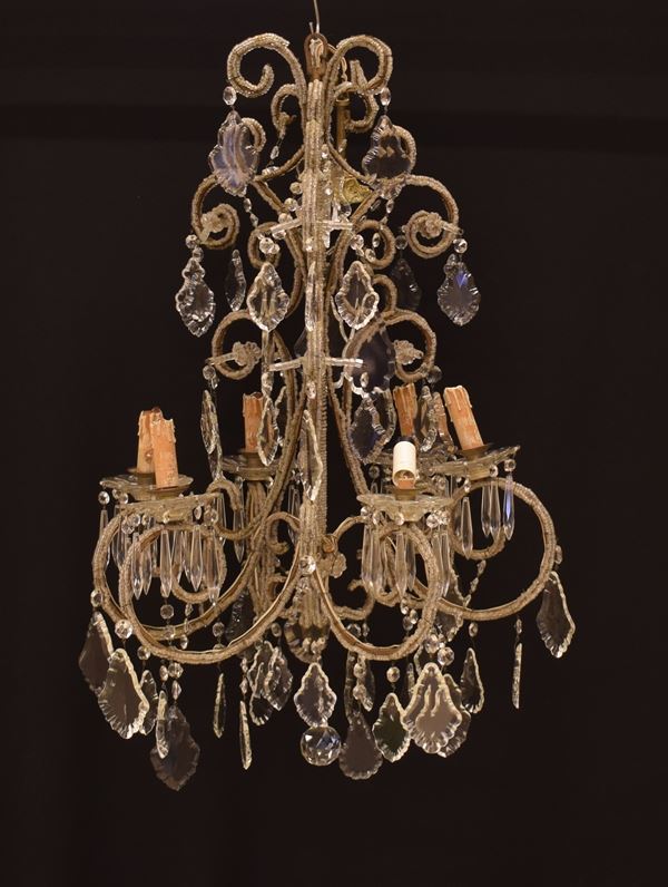 



Lampadario, sec. XIX  - Asta MOBILI, ARREDI E OGGETTI D'ARTE - Poggio Bracciolini Casa d'Aste