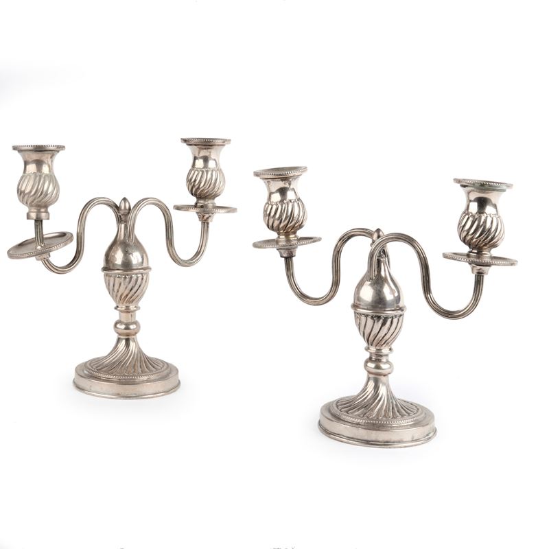Coppia di Candelabri, Secolo XX