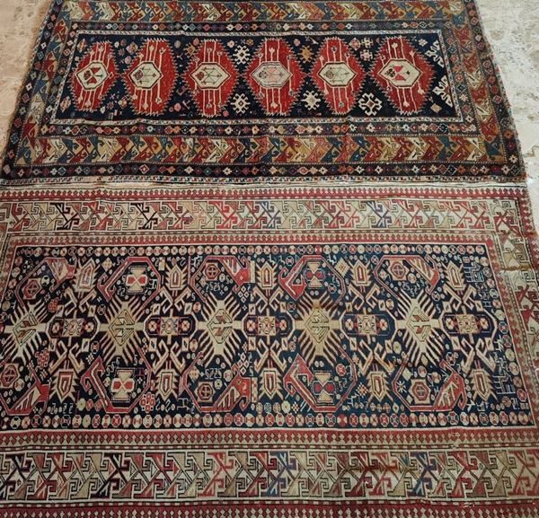 Due tappeti caucasici, secolo XX, 
