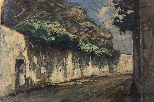 Gino Romiti ( 1881-1967)  - Asta DIPINTI  ANTICHI E DIPINTI DEL SECOLO XIX - Poggio Bracciolini Casa d'Aste