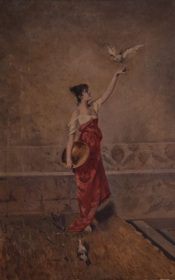 



Scuola italiana, sec. XIX  - Asta DIPINTI DAL SECOLO XVII AL SECOLO XX - Poggio Bracciolini Casa d'Aste