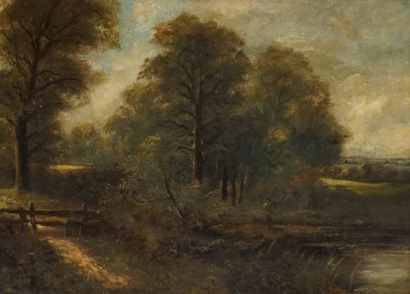 Scuola del XIX secolo  - Asta DIPINTI DAL SECOLO XVII AL SECOLO XX - Poggio Bracciolini Casa d'Aste