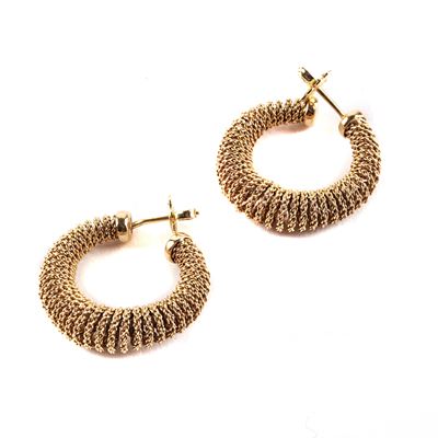 Paio di Orecchini in Oro Giallo 18kt
