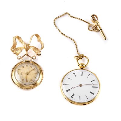 Orologio da Taschino Sec. XIX in Oro 18kt