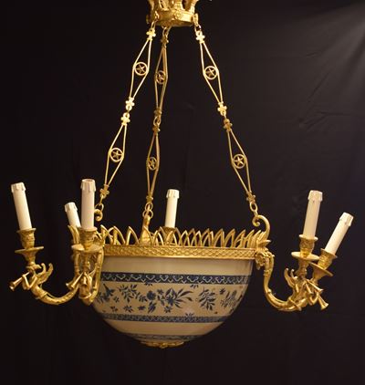 Lampadario, in Stile Impero