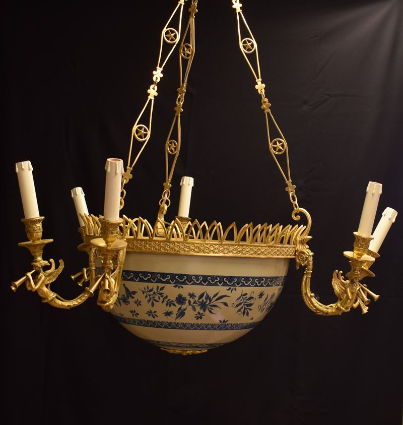 Lampadario, in Stile Impero