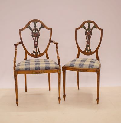 Poltroncina e Sedia, in Stile Settecento