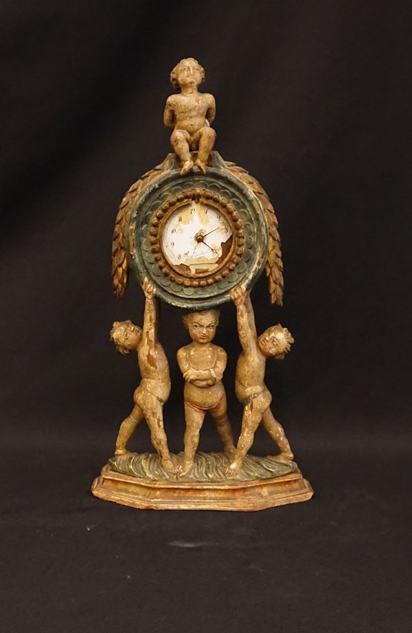 



Porta orologio da tavolo, secolo XIX