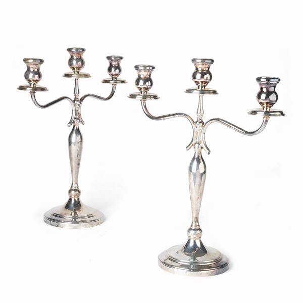 



COPPIA DI CANDELABRI,SECOLO XX