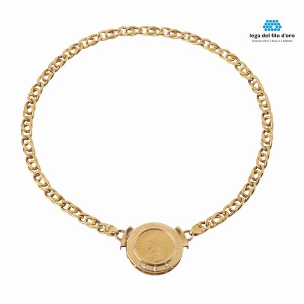 



COLLANA GIROCOLLO IN ORO 18KT E STERLINA  - Asta TEMPO PREZIOSO: GIOIELLI, ARGENTI E PENNE - Poggio Bracciolini Casa d'Aste