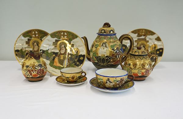 Servizio da tè, Giappone, secolo XX  - Asta MOBILI, ARREDI E OGGETTI D'ARTE - Poggio Bracciolini Casa d'Aste