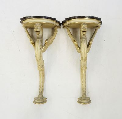 Coppia di Piccole Consoles, Sec. XX