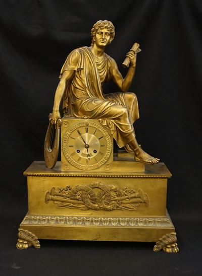 Orologio da Camino, in Stile Impero