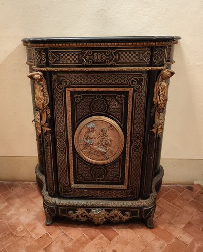 Coppia di Credenze, Boulle Sec. XIX,