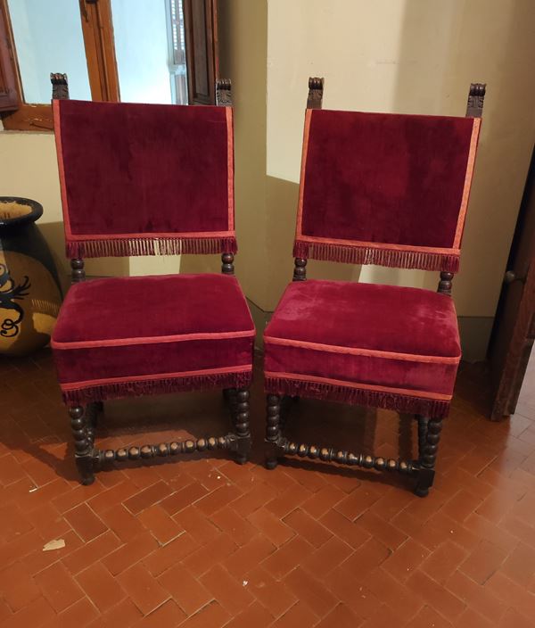 Quattordici sedie, stile Rinascimento sec. XX