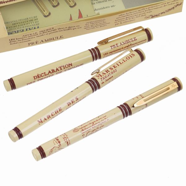 



TRE PENNE STILOGRAFICHE WATERMAN