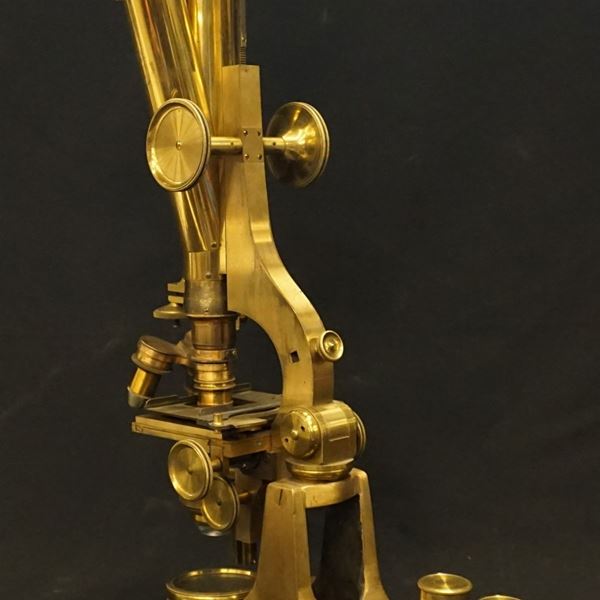 



Microscopio, Crouch London, inizi sec. XX