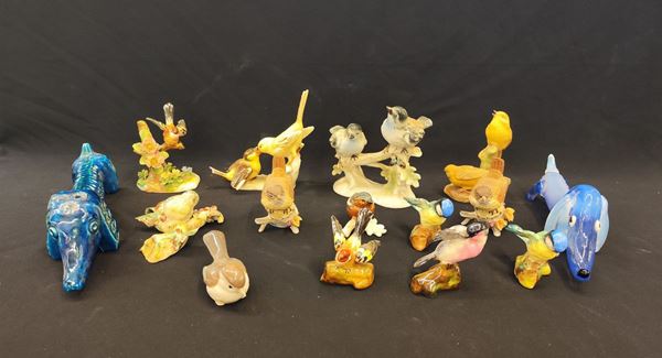 Quindici soprammobili, sec. XX  - Asta ANTIQUARIATO: ARREDI MOBILI E OGGETTI D'ARTE - Poggio Bracciolini Casa d'Aste