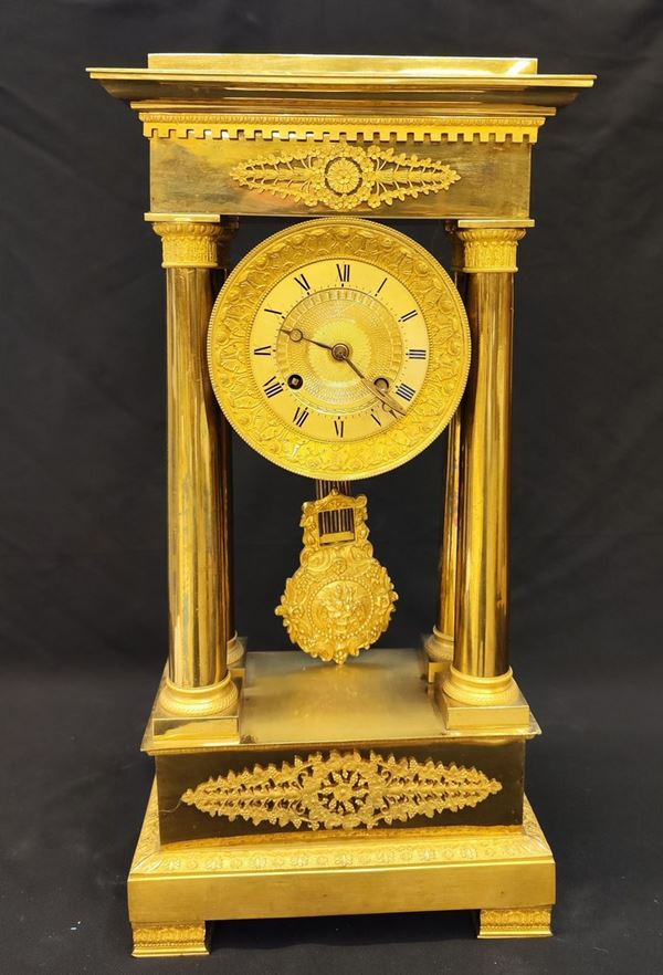 Orologio da tavolo, stile Impero, inizi sec. XX