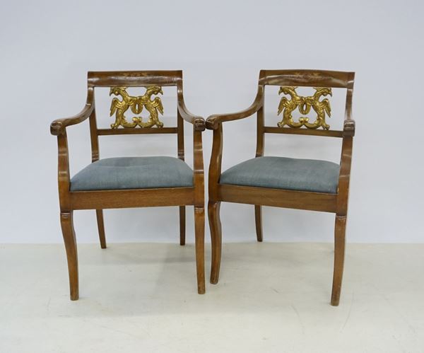 



Coppia di poltroncine, sec. XX