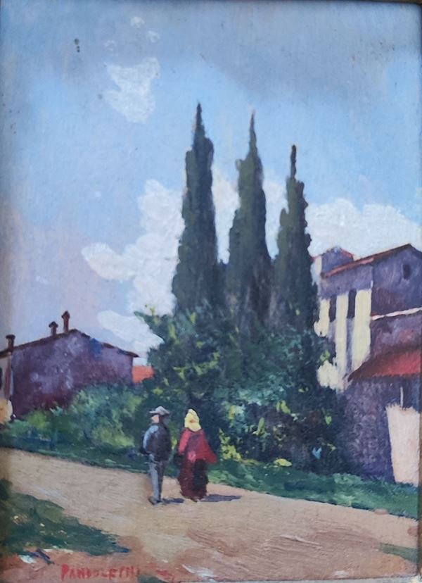 Scuola italiana, sec. XX,  - Asta DIPINTI, DISEGNI E STAMPE DAL XVII AL XX SECOLO - Poggio Bracciolini Casa d'Aste