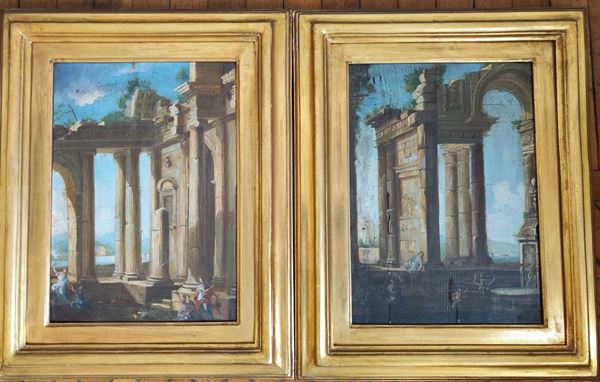 Scuola italiana, in stile Settecento  - Asta DIPINTI, DISEGNI E STAMPE DAL XVII AL XX SECOLO - Poggio Bracciolini Casa d'Aste