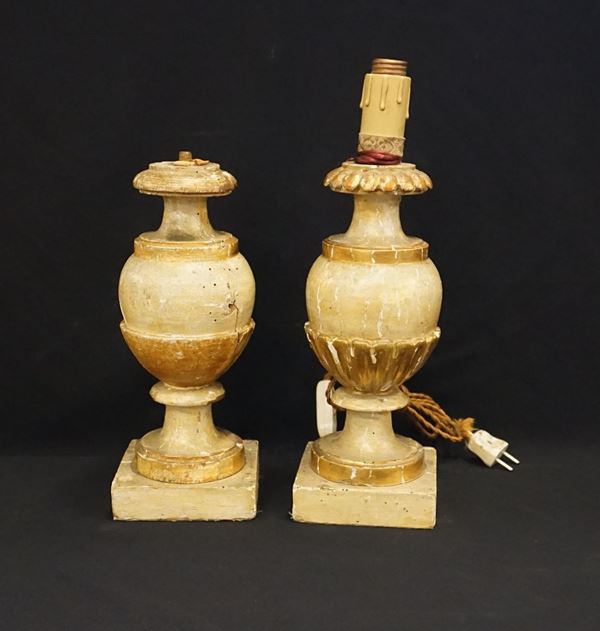 Due portapalme, sec. XVIII  - Asta ANTIQUARIATO: ARREDI MOBILI E OGGETTI D'ARTE - Poggio Bracciolini Casa d'Aste