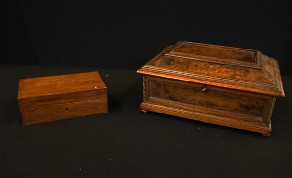 



Due scatole, secc. XIX e XX