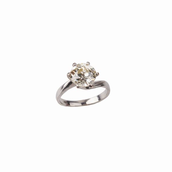 



ANELLO IN ORO BIANCO 18 KT E DIAMANTE