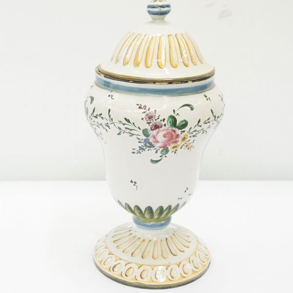 



Vaso con coperchio, Pesaro, sec. XVIII