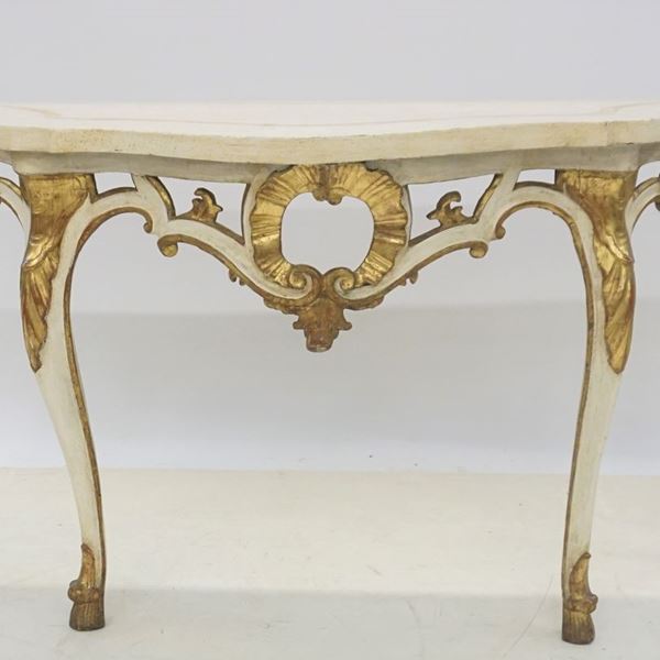 Consolle,  sec. XVIII  - Asta ARREDARE CON STILE: MOBILI E OGGETTI D'ARTE DAL XVII AL XX SECOLO - Poggio Bracciolini Casa d'Aste