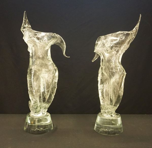 



Coppia di sculture, sec. XX