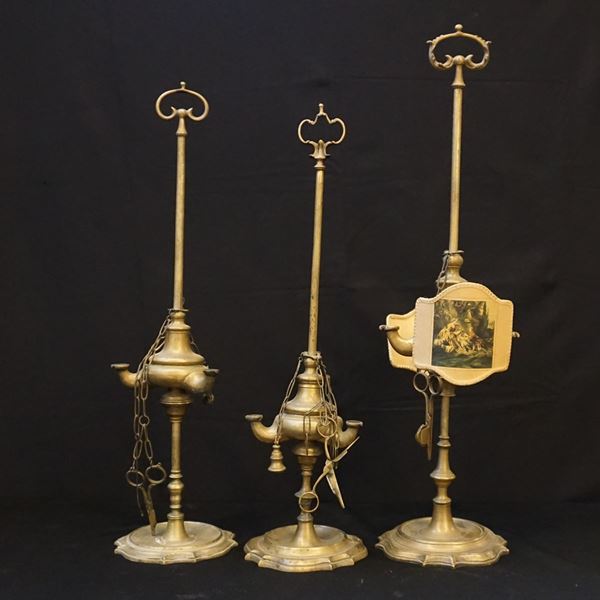 



Tre lucerne fiorentine, sec. XIX