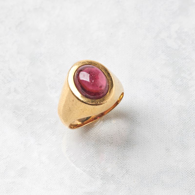 ANELLO DA MIGNOLO IN ORO 18KT