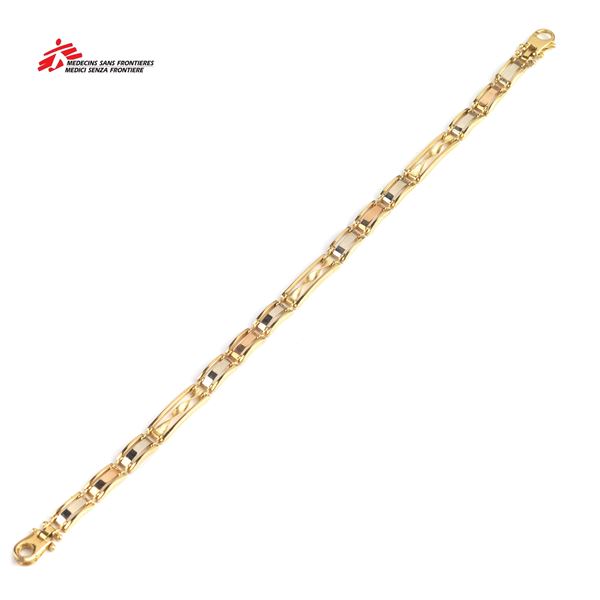 



BRACCIALE IN ORO GIALLO , ORO ROSA 18 KT  - Asta GIOIELLI, ARGENTI E PENNE - Poggio Bracciolini Casa d'Aste