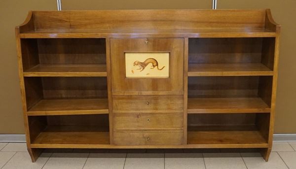 Libreria, anni 50  - Asta Arredi oggetti d'arte e mobili dal XVIII al XX secolo - Poggio Bracciolini Casa d'Aste