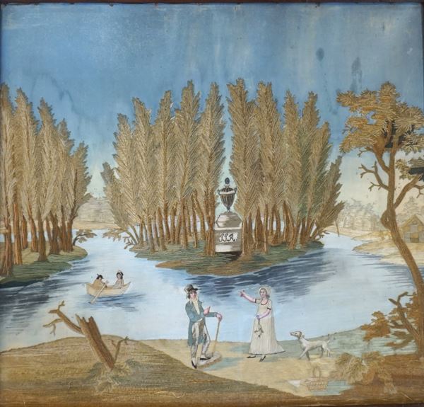 Ricamo, Inghilterra, inizio sec. XIX